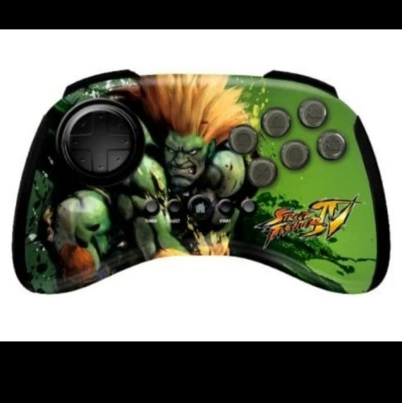 Capcom Mad Catz Wireless Controller Street Fighter IV Blanka Fight Pad SONY PS3 - Picture 5 of 5